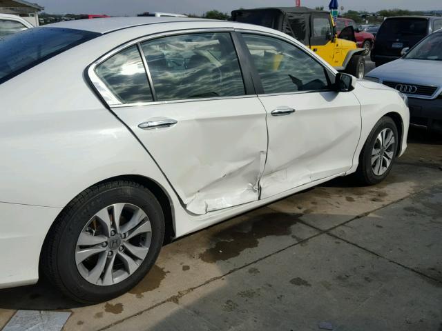 1HGCR2F38FA088154 - 2015 HONDA ACCORD LX WHITE photo 9