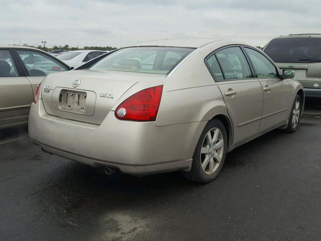 1N4BA41E74C894208 - 2004 NISSAN MAXIMA SE BEIGE photo 4