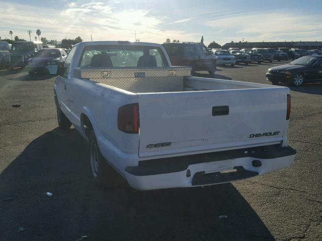 1GCCS14W61K172700 - 2001 CHEVROLET S TRUCK S1 WHITE photo 3