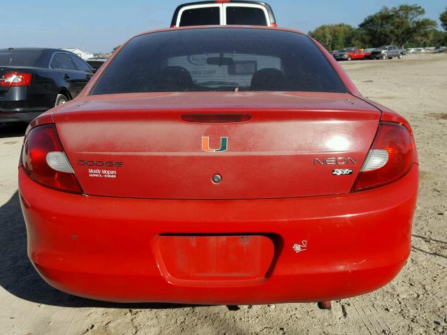 1B3ES56C82D627220 - 2002 DODGE NEON ES RED photo 9