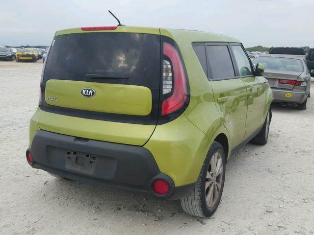 KNDJP3A51F7763477 - 2015 KIA SOUL + GREEN photo 4