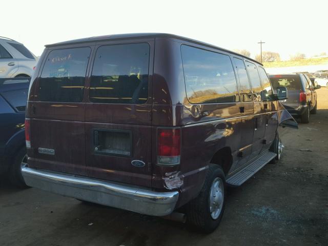 1FBNE31L46DB27714 - 2006 FORD ECONOLINE MAROON photo 4