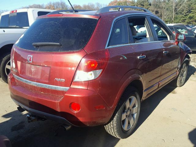 3GSDL63788S686043 - 2008 SATURN VUE XR RED photo 4