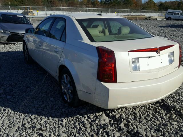 1G6DM57T270136839 - 2007 CADILLAC CTS WHITE photo 3