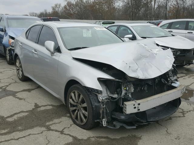 JTHCK262485023189 - 2008 LEXUS IS 250 SILVER photo 1