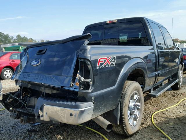 1FT7W2BT5CEB90837 - 2012 FORD F250 SUPER BLACK photo 4