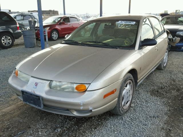 1G8ZK52762Z262591 - 2002 SATURN SL2 TAN photo 2