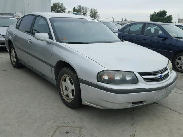 2G1WF52E649334830 - 2004 CHEVROLET IMPALA GRAY photo 1