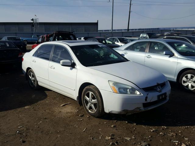 1HGCM56754A031569 - 2004 HONDA ACCORD EX WHITE photo 1