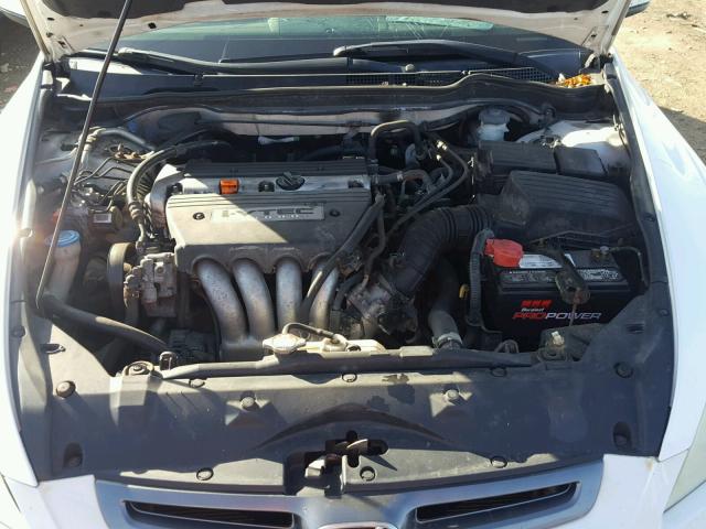 1HGCM56754A031569 - 2004 HONDA ACCORD EX WHITE photo 7