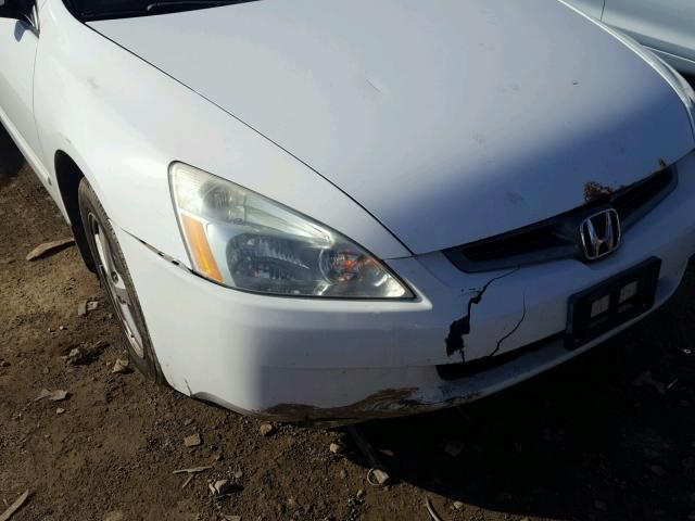 1HGCM56754A031569 - 2004 HONDA ACCORD EX WHITE photo 9