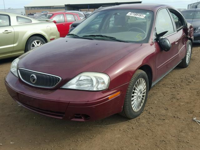 1MEFM50U95A602023 - 2005 MERCURY SABLE GS RED photo 2