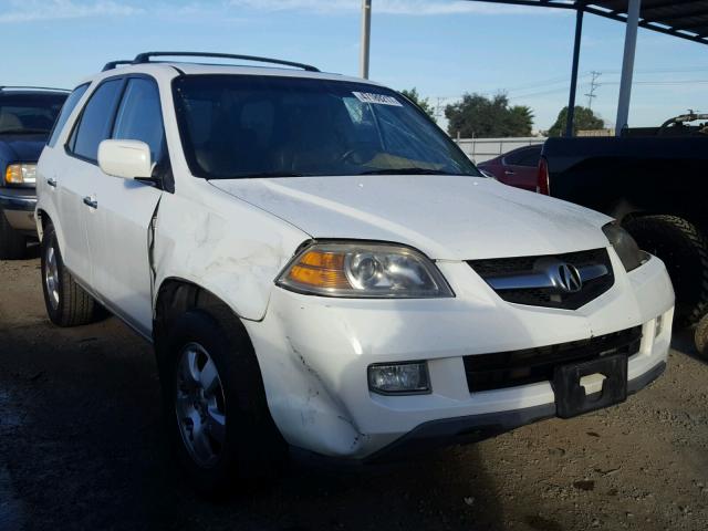 2HNYD18295H552967 - 2005 ACURA MDX WHITE photo 1