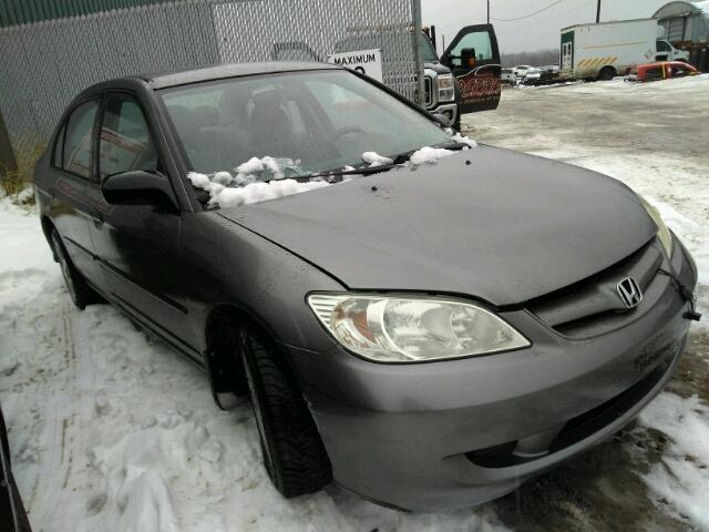 2HGES16125H030272 - 2005 HONDA CIVIC DX GRAY photo 1