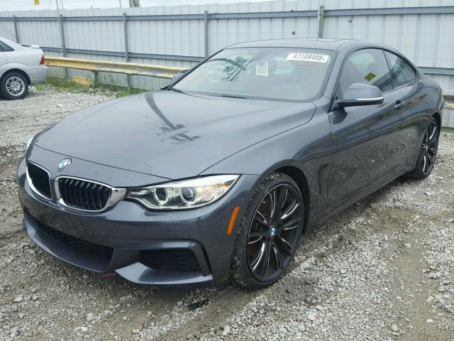 WBA3R1C54FK195515 - 2015 BMW 435 I GRAY photo 2