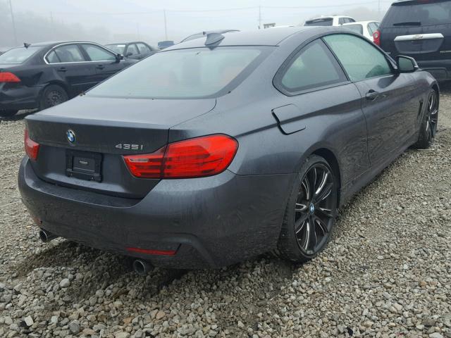 WBA3R1C54FK195515 - 2015 BMW 435 I GRAY photo 4