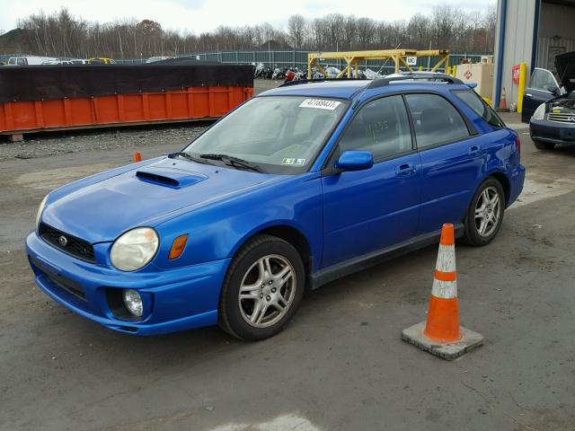 JF1GG296X3G809293 - 2003 SUBARU IMPREZA WR BLUE photo 2