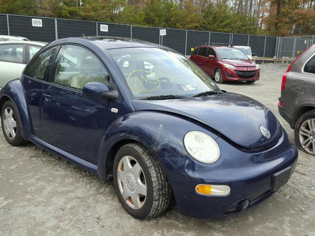 3VWCK21C41M460348 - 2001 VOLKSWAGEN NEW BEETLE 蓝色 照片 1