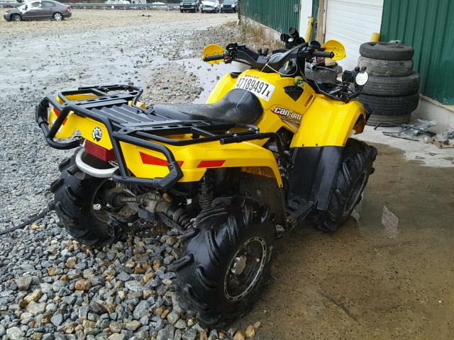 2BVEKCH167V001698 - 2007 CAN-AM OUTLANDER YELLOW photo 4