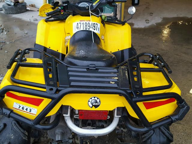 2BVEKCH167V001698 - 2007 CAN-AM OUTLANDER YELLOW photo 6