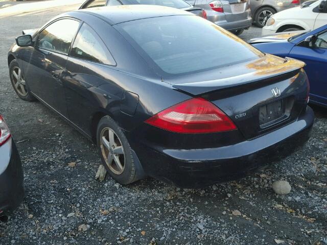 1HGCM72735A002963 - 2005 HONDA ACCORD EX BLACK photo 3