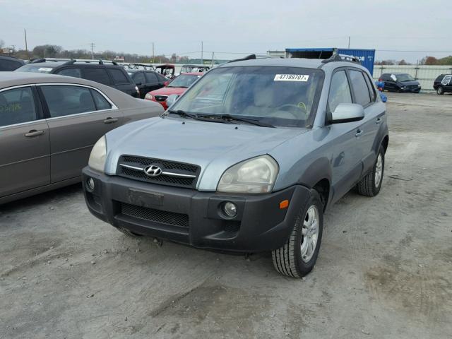 KM8JN72D46U337671 - 2006 HYUNDAI TUCSON GLS BLUE photo 2