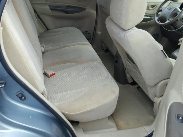 KM8JN72D46U337671 - 2006 HYUNDAI TUCSON GLS BLUE photo 6