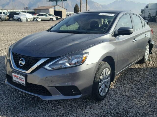 3N1AB7AP9HL715217 - 2017 NISSAN SENTRA S GRAY photo 2