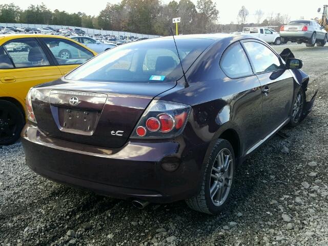 JTKDE3B7XA0309547 - 2010 TOYOTA SCION TC 栗色 照片 4