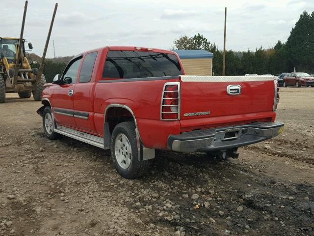 1GCEC19T86Z149051 - 2006 CHEVROLET SILVERADO RED photo 3