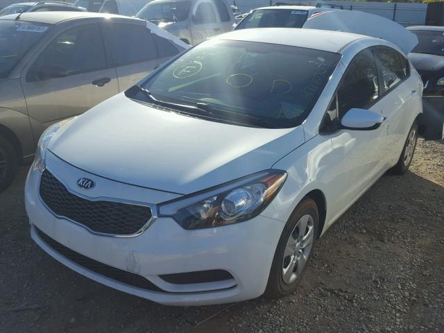 KNAFK4A62G5495844 - 2016 KIA FORTE LX WHITE photo 2