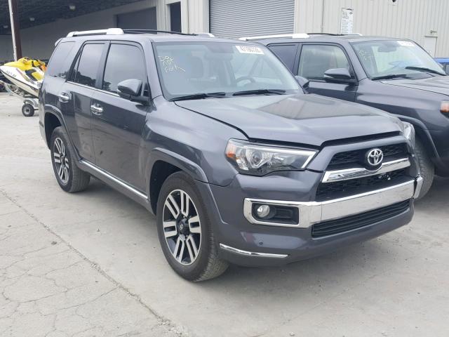 JTEBU5JR8J5502617 - 2018 TOYOTA 4RUNNER SR Szary zdjęcie 1