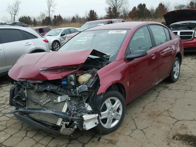 1G8AJ55F46Z182196 - 2006 SATURN ION LEVEL BURGUNDY photo 2