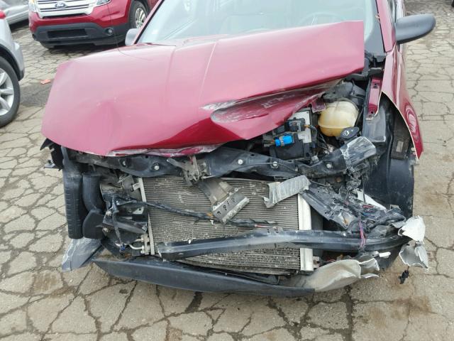 1G8AJ55F46Z182196 - 2006 SATURN ION LEVEL BURGUNDY photo 7