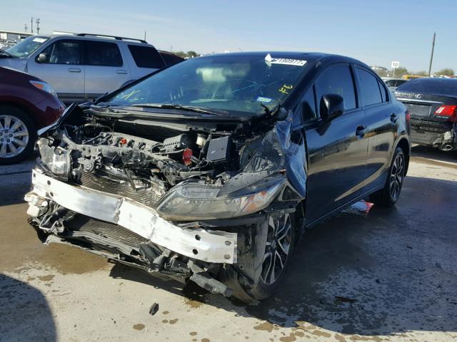 19XFB2F84DE082082 - 2013 HONDA CIVIC EX 黑色 照片 2