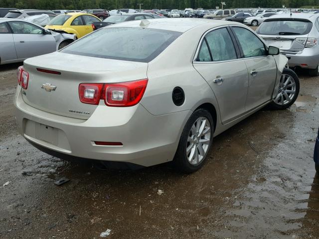 1G11H5SL6EF125986 - 2014 CHEVROLET MALIBU LTZ 米色 照片 4