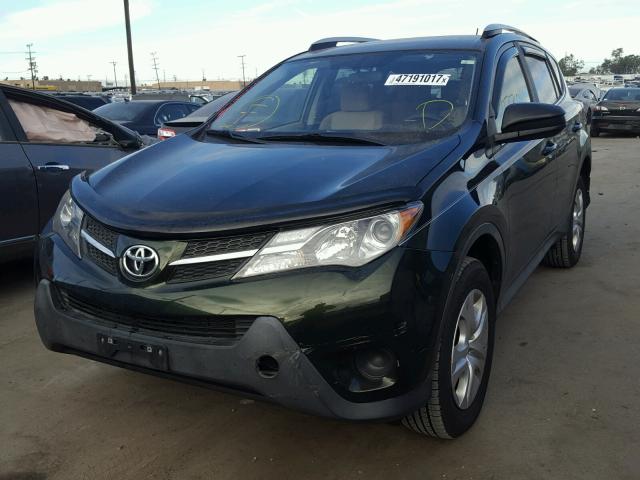 JTMBFREV4DD015339 - 2013 TOYOTA RAV4 LE Yaşıl foto 2