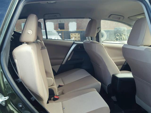 JTMBFREV4DD015339 - 2013 TOYOTA RAV4 LE Yaşıl foto 6