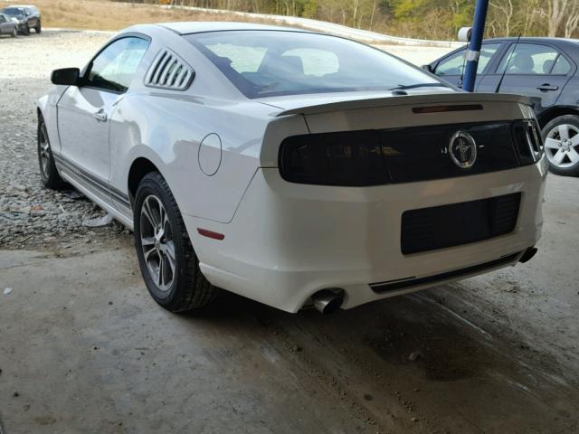 1ZVBP8AM9E5302656 - 2014 FORD MUSTANG WHITE photo 3