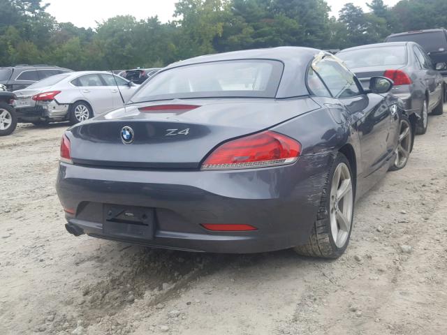 WBALL5C57FP557106 - 2015 BMW Z4 SDRIVE2 GRAY photo 4