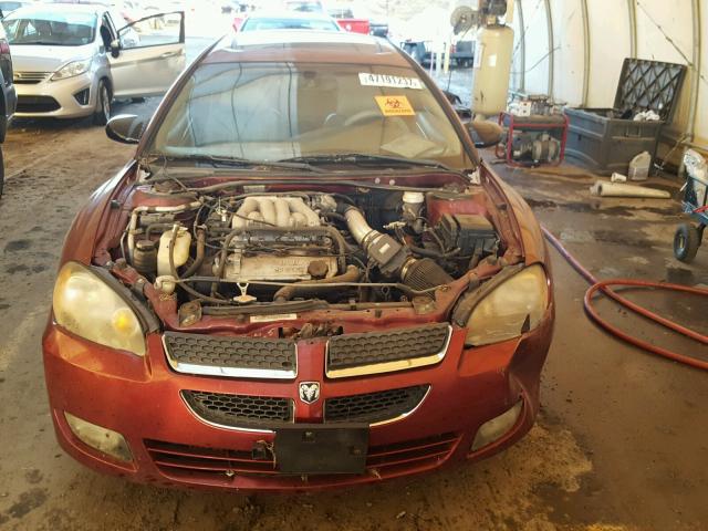 4B3AG52H44E055897 - 2004 DODGE STRATUS R/ RED photo 9