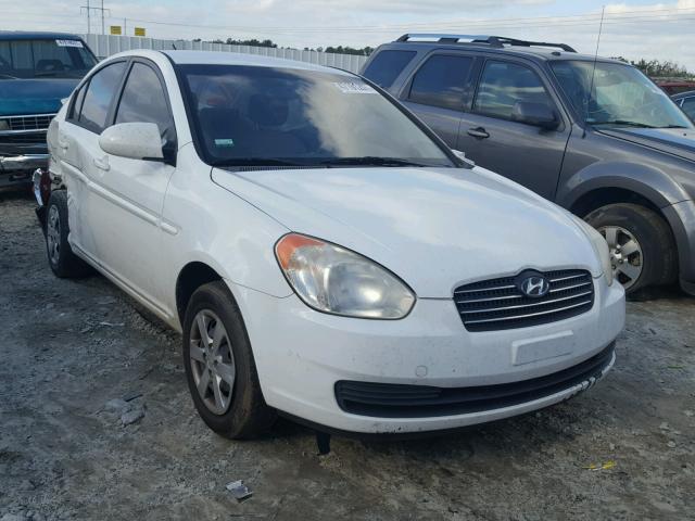 KMHCN46C28U202393 - 2008 HYUNDAI ACCENT GLS WHITE photo 1