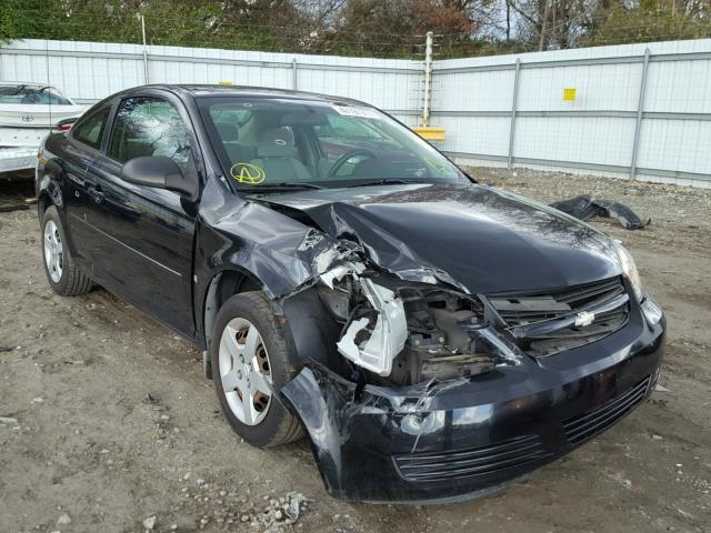 1G1AK15F367873879 - 2006 CHEVROLET COBALT LS BLACK photo 1