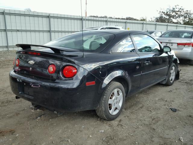 1G1AK15F367873879 - 2006 CHEVROLET COBALT LS BLACK photo 4