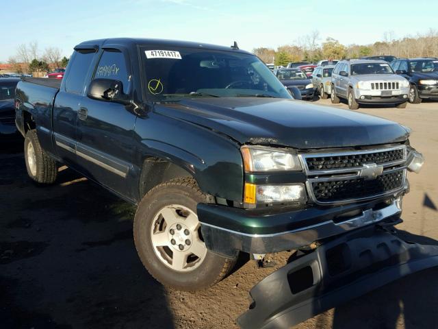 1GCEK19ZX6Z164822 - 2006 CHEVROLET SILVERADO GREEN photo 1