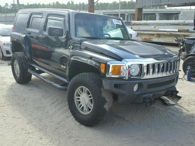 5GTDN13E878154623 - 2007 HUMMER H3 BLACK photo 1