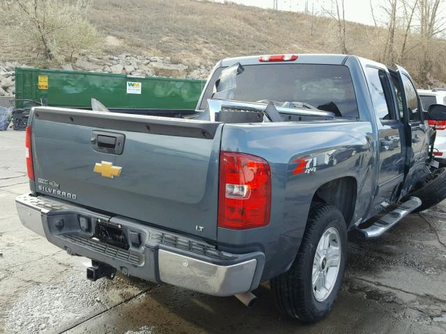 1GCPKSE7XCF119220 - 2012 CHEVROLET SILVERADO BLUE photo 4