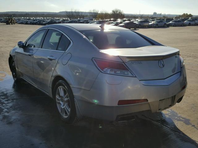 19UUA86559A011598 - 2009 ACURA TL SILVER photo 3