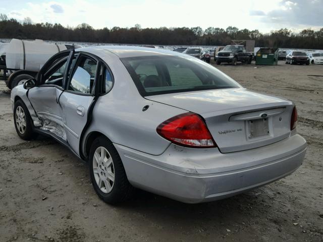 1FAFP53UX6A163281 - 2006 FORD TAURUS SE SILVER photo 3