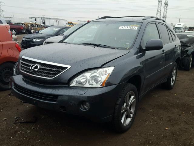 JTJHW31U372037124 - 2007 LEXUS RX 400H BLACK photo 2